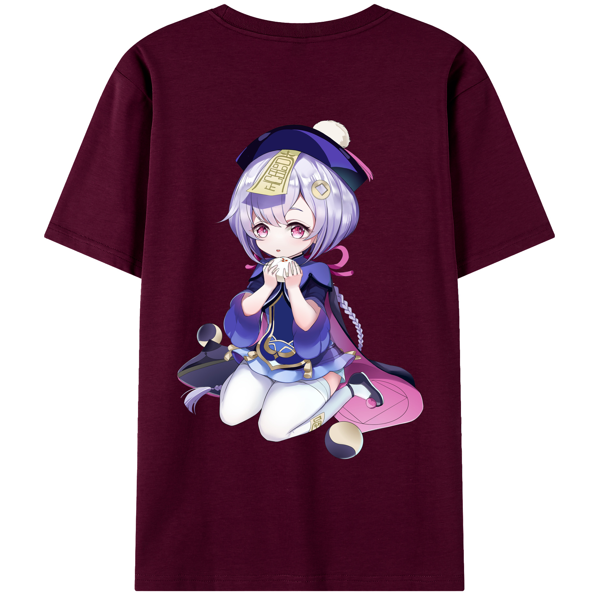 げんし神 七七 なな  genshin Nana レディース半袖Tシャツ(バックプリント)